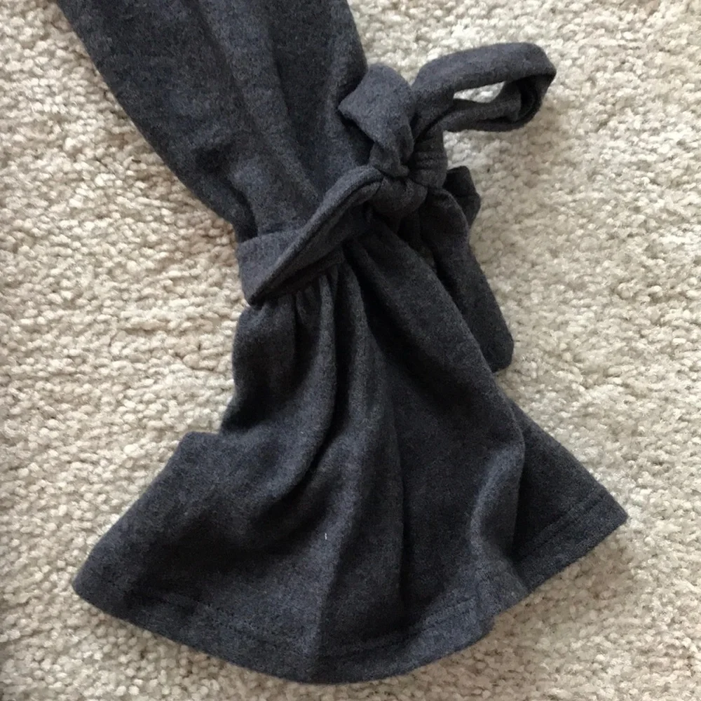 Charcoal Bell Sleeve Dress - Picture 7 of 8